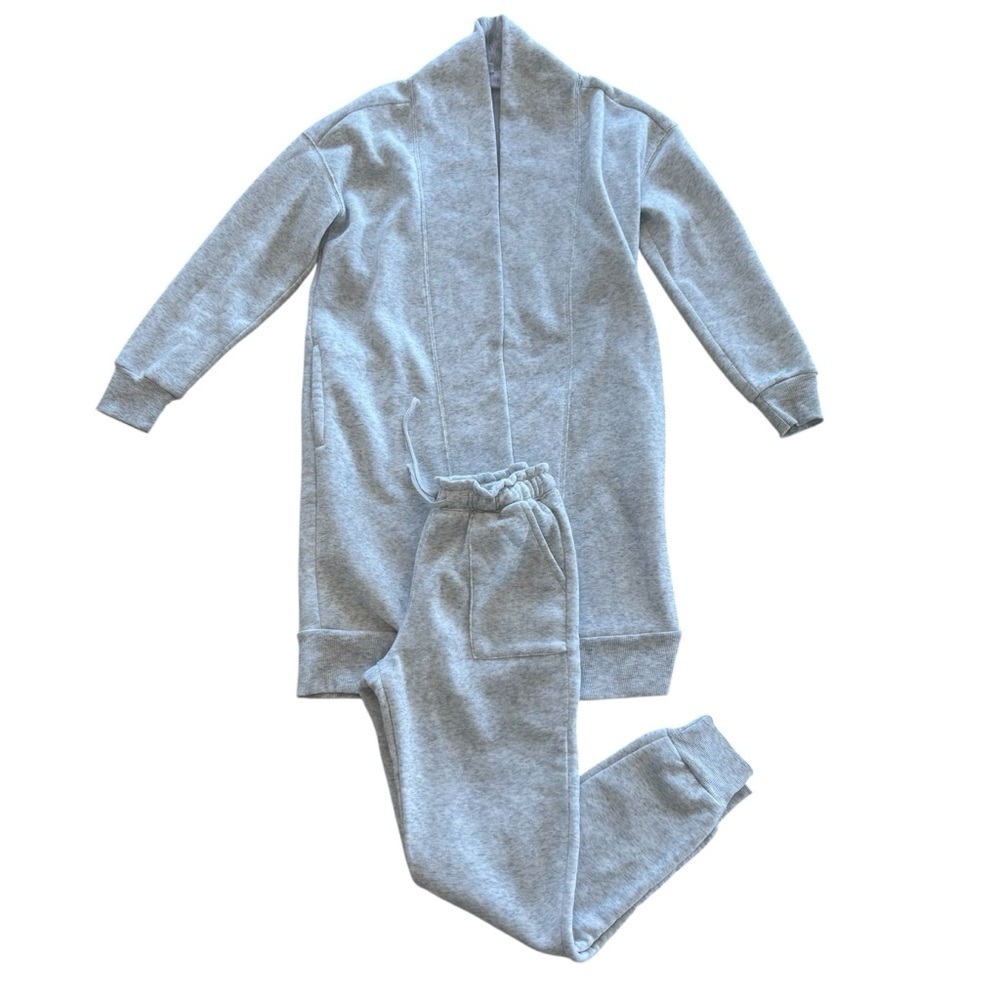 Olive and Oak Light Grey Cardigan And Joggers Size Small